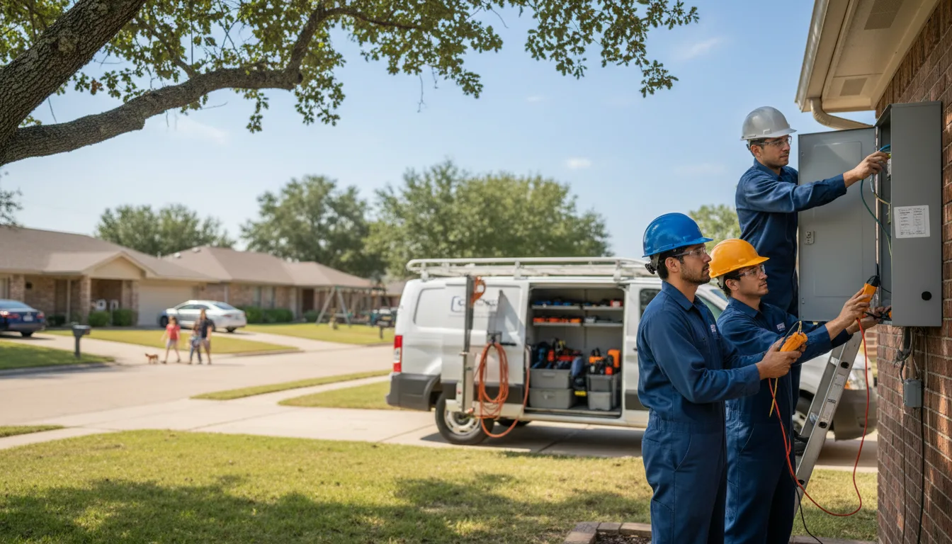 Certified electrician providing emergency electrical services in Shreveport, LA